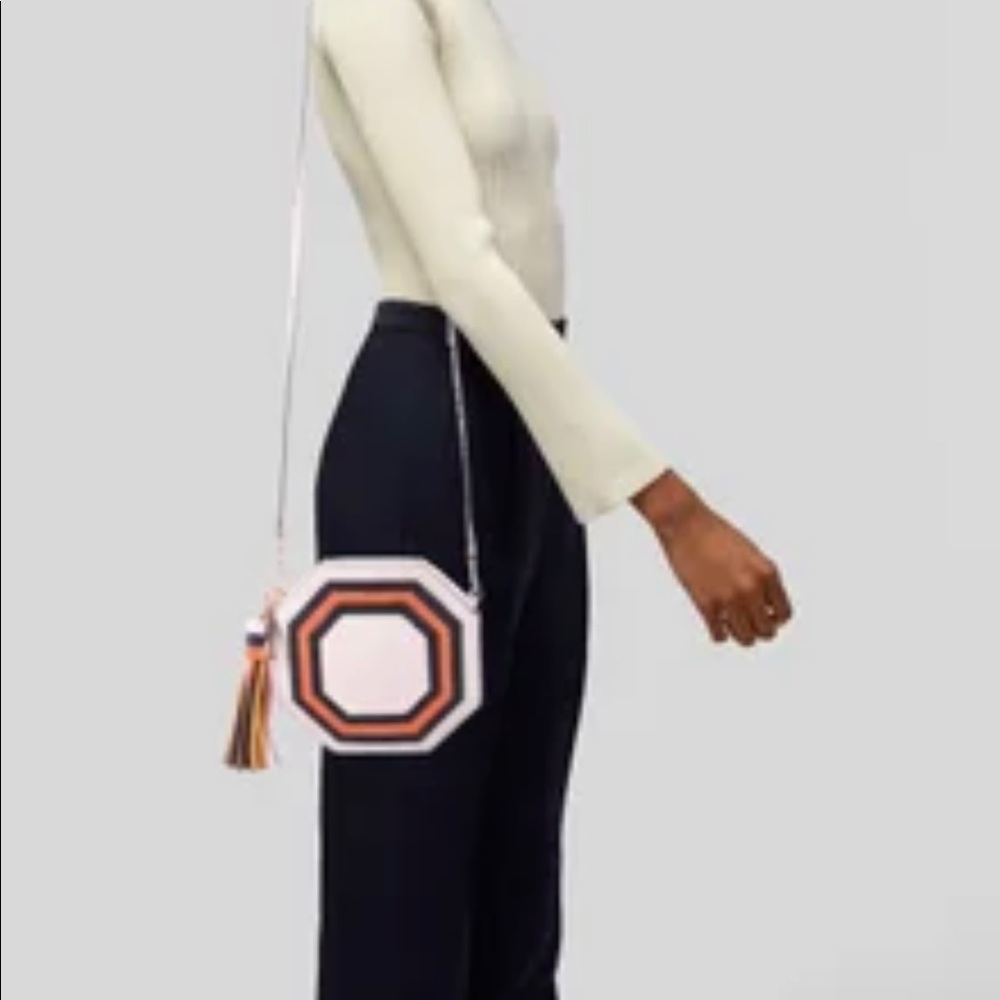 Tory Burch Leather Geo Crossbody Bag